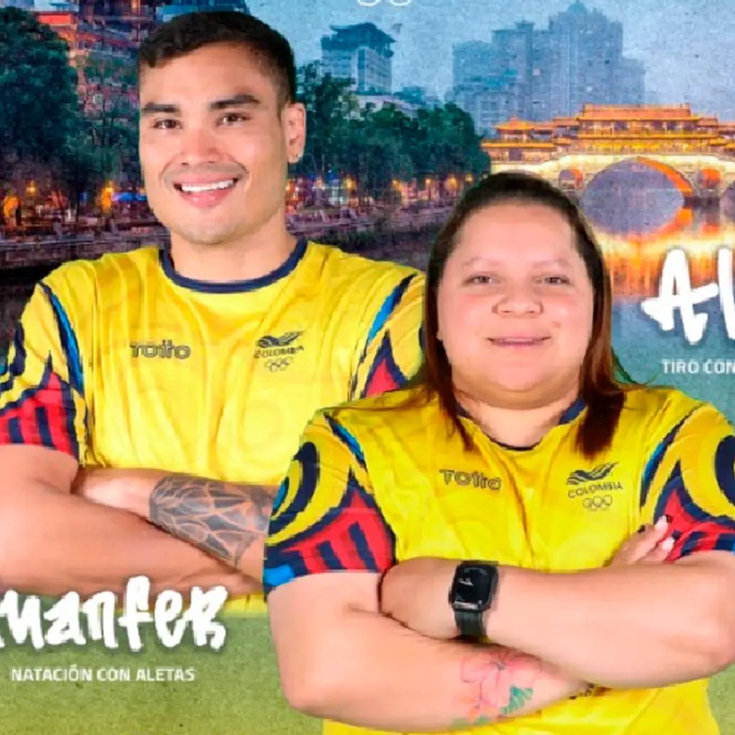 Alejandra Usquiano y Juan Fernando Ocampo esperan imponer talento en sus diferentes disciplinas en los Juegos Mundiales. FOTO CORTESÍA COC