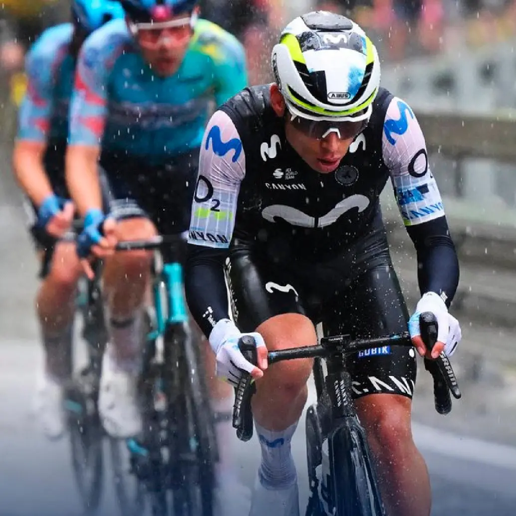 Éiner Rubio, entre los hombres que se destacó este miércoles en la quinta etapa del Giro de Italia. FOTO GETTY