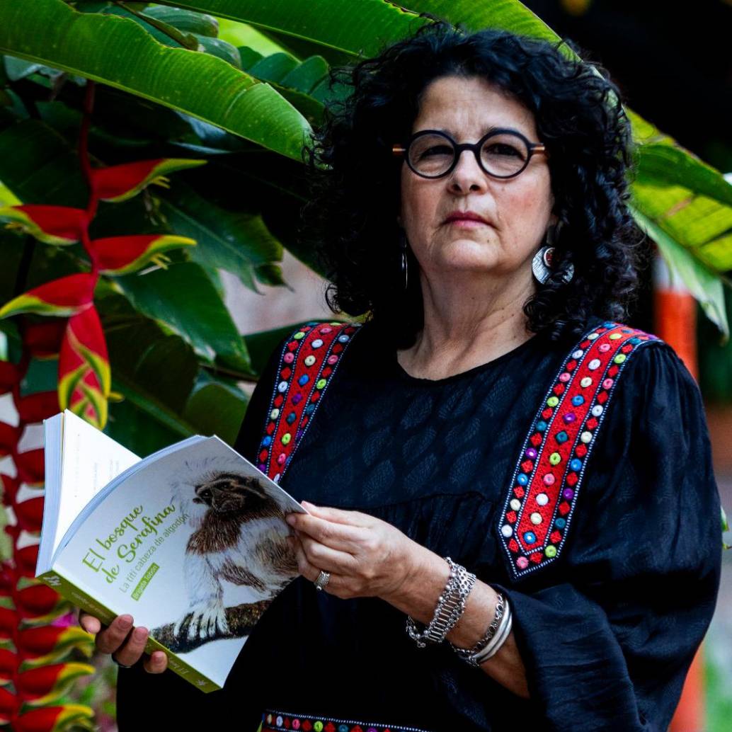 Bióloga de la Universidad de Antioquia, la autora hizo parte del grupo de La Fanfarria, de José Manuel Freidel. Foto: Julio César Herrera.