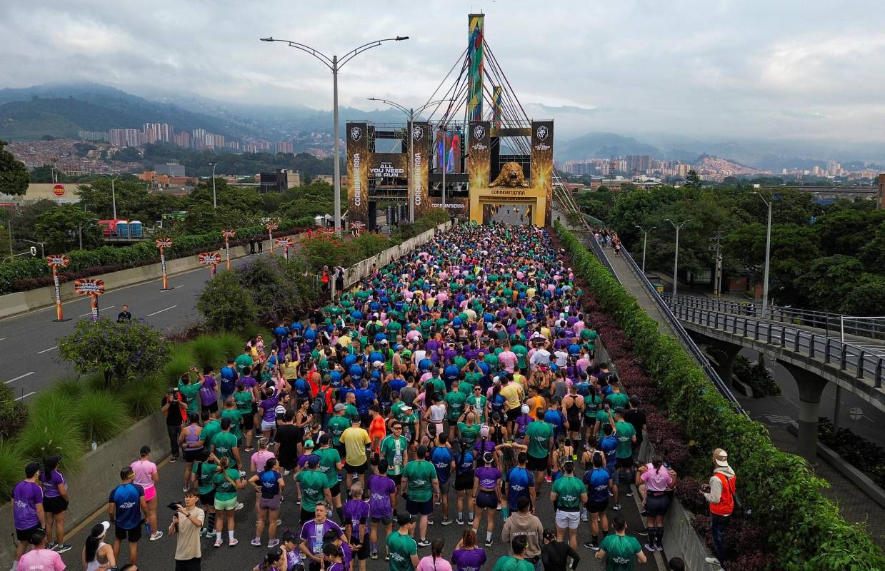La organización destacó que el incremento en la participación respecto a años anteriores es un reflejo del creciente interés de los ciudadanos por el bienestar físico y el estilo de vida activo. Foto: Manuel Saldarriaga Quintero.