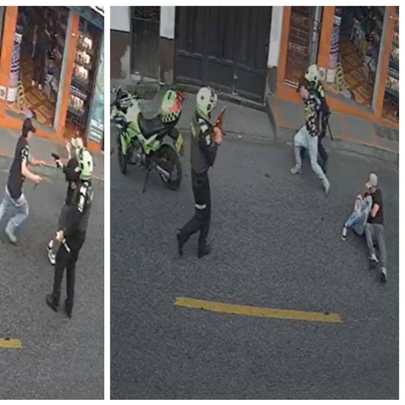 El hecho se registró en el municipio de Copacabana. FOTO Captura de video 