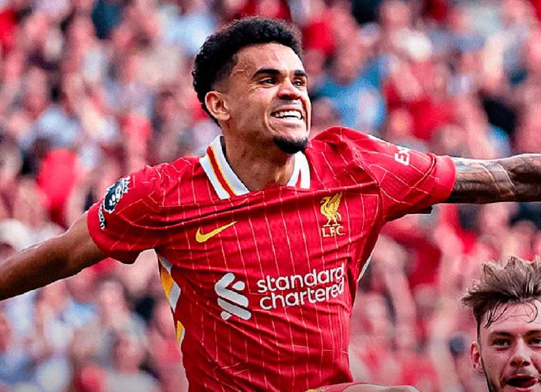 Luis Díaz, una de las figuras de la Premier League. FOTO X-LIVERPOOL