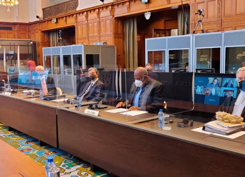 Tras estas audiencias orales la Corte estará lista para tomar una decisión, el cual puede tardar varios meses, de acuerdo con su propio cronograma. Foto: Cancillería.