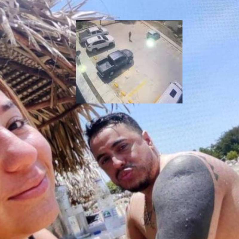 Alias Castor y su expareja, la abogada María Alejandra Vera. La mujer fue asesinada en un parqueadero de Puerto Colombia, cerca a Barranquilla. Fotos: redes