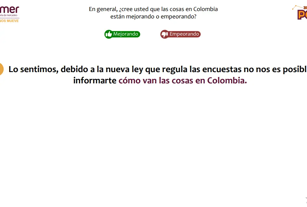 <span class="mln_uppercase_mln">Los</span><b><span class="mln_uppercase_mln"> colombianos se quedaron sin los resultados del tradicional Invamer Poll. FOTO: ARCHIVO</span></b>