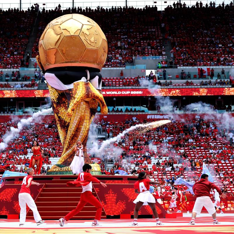 Canadá inauguró el Mundial de Norteamérica en la segunda sede que entra en acción del torneo. FOTO: GETTY