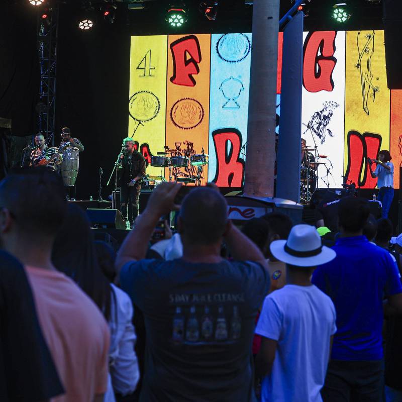 Imagen de referencia de uno de los conciertos de Medellín Despierta. Foto: Manuel Saldarriaga Quintero