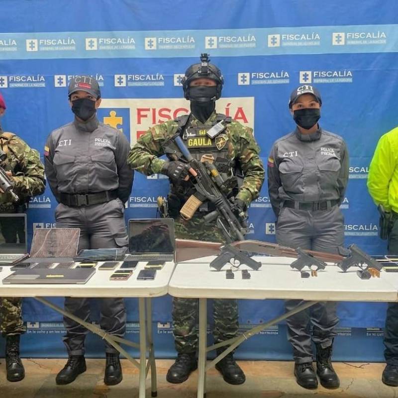 La Policía, el Ejército y el CTI de la Fiscalía realizaron de forma conjunta el operativo. FOTO: Cortesía Alcaldía de Medellín