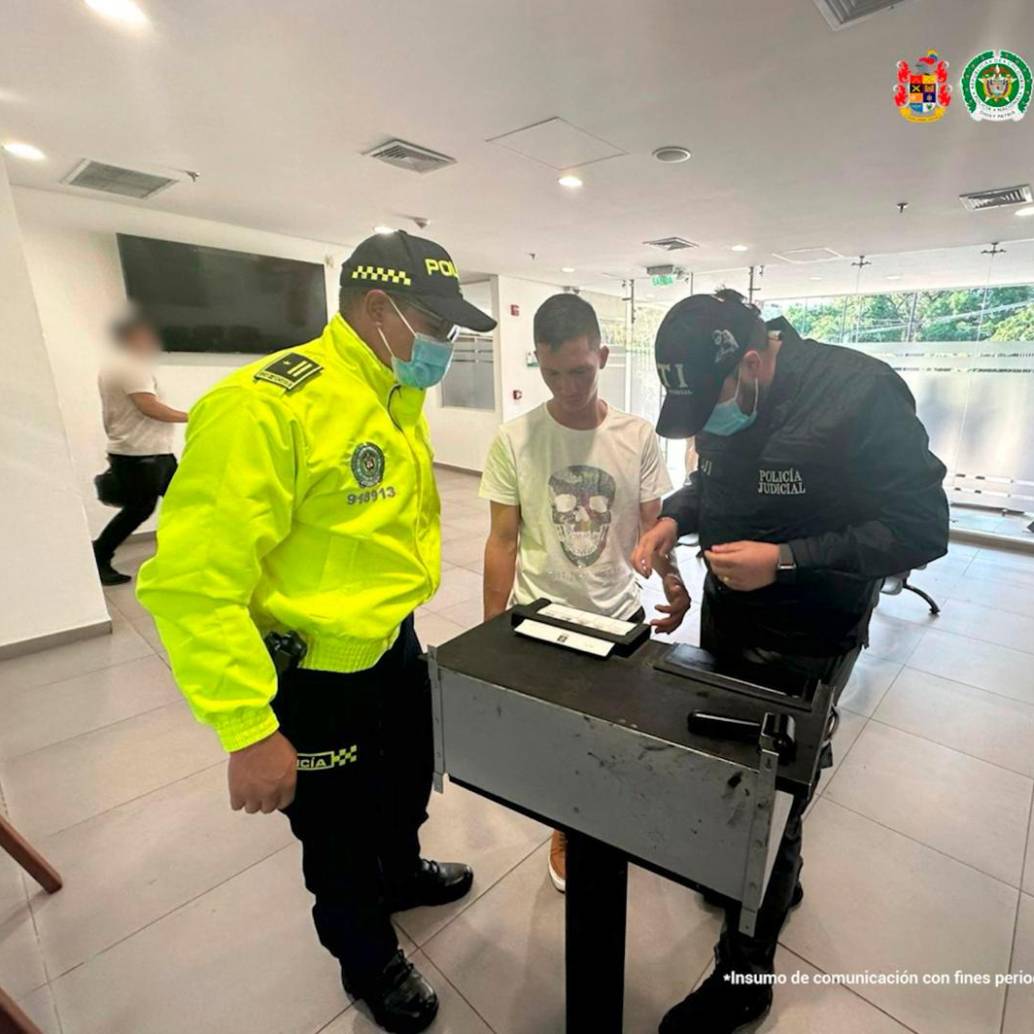 Brainer Millán fue capturado en Florencia, Caquetá, según la Policía. FOTO: CORTESÍA DE FISCALÍA,