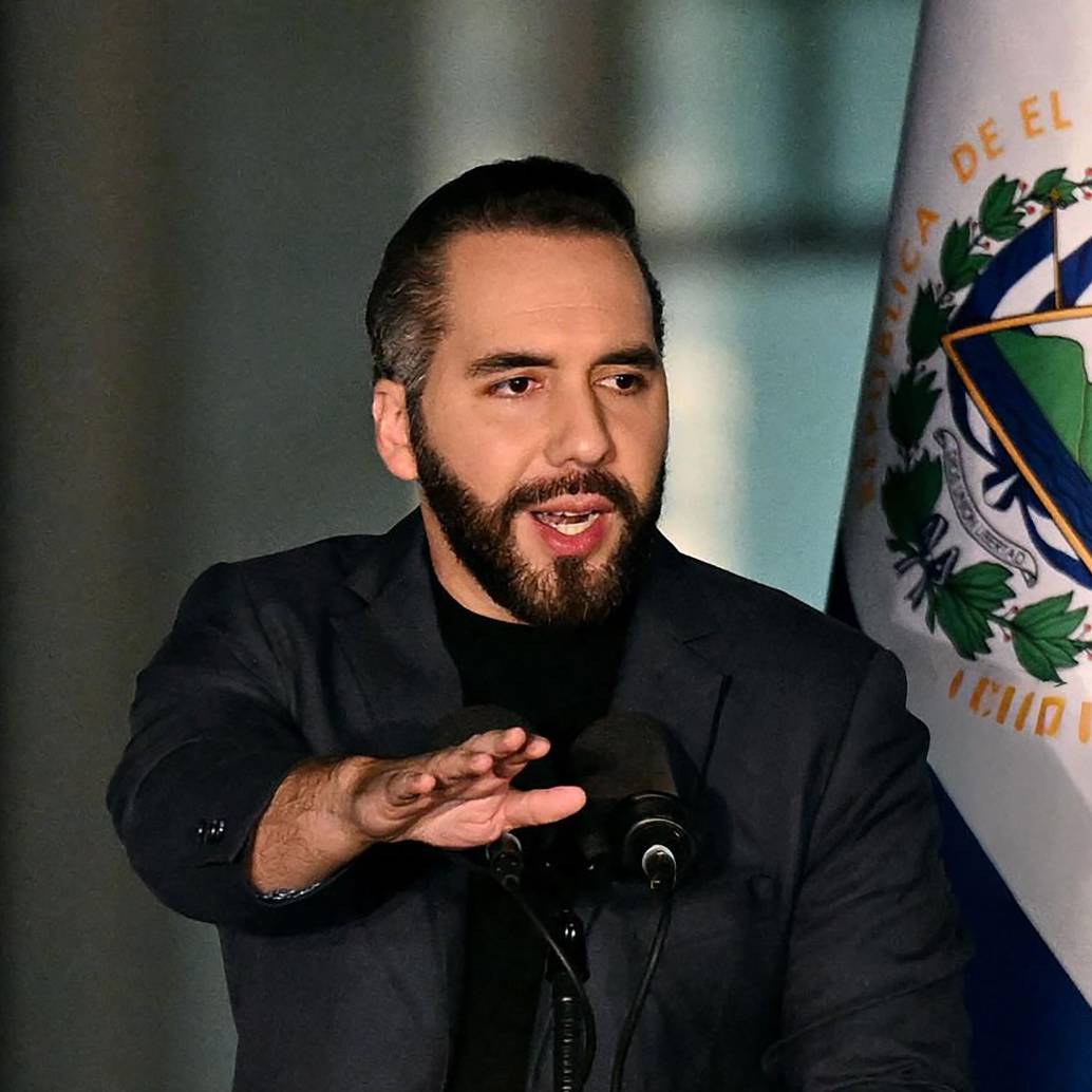 El partido de Nayib Bukele oficializó la precandidatura del actual mandatario para las elecciones programadas para el 2027. Foto: Marvin Recinos/ AFP via Getty Images