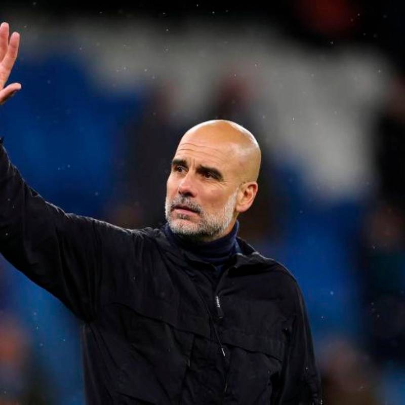 El técnico español Pep Guardiola no aceptó el ofrecimiento de la Federación Italiana para dirigir a la selección con miras al Mundial de 2030. FOTO GETTY 