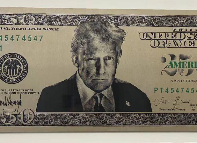 El artista que afirma haber elaborado el diseño preliminar del billete es el pintor británico Iain Alexander. Foto: The Washington Post
