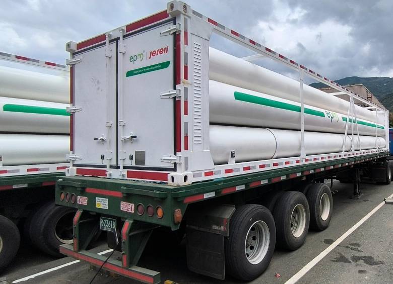 Los equipos adquiridos por EPM, fabricados en acero y provenientes de China, cumplen integralmente con los requisitos exigidos para el transporte seguro del GNC. FOTO: Cortesía EPM