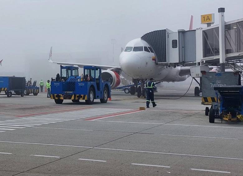 Hay más de 20 vuelos con retrasos este miércoles en el aeropuerto José María Córdova. FOTO: CORTESÍA AEROPUETO