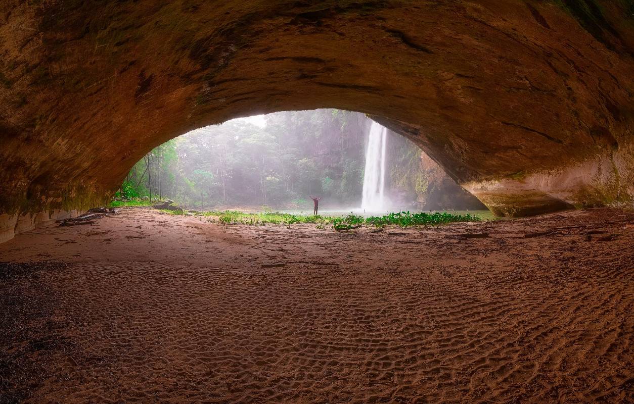 El ojo de Caracas es una caverna que se encuentra a un costado de la cascada Caracas. FOTO: @luismunozfotografia
