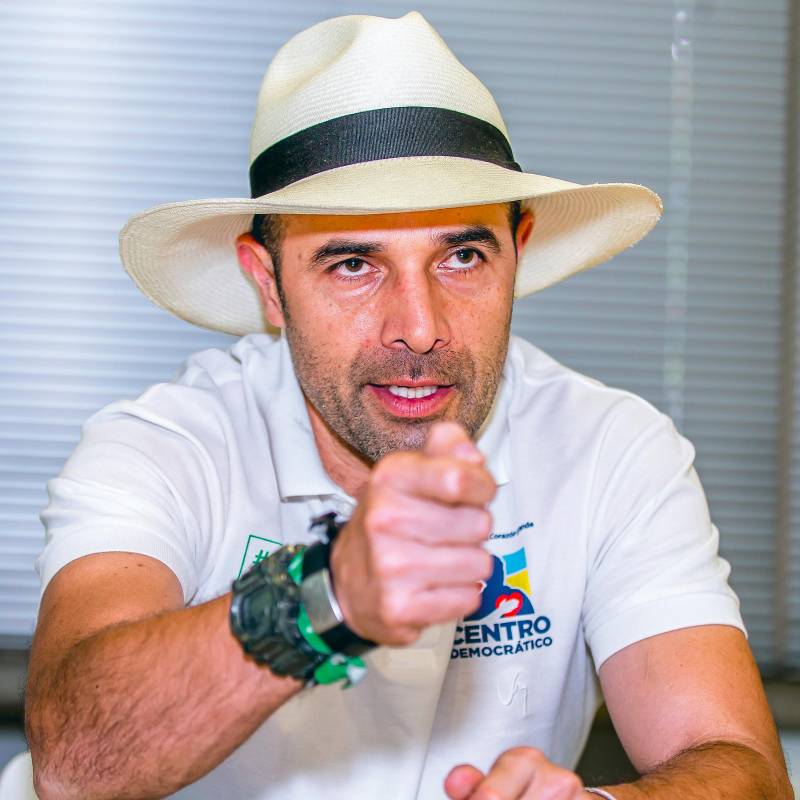 El actual senador Andrés Guerra ahora es candidato a la Cámara de Representantes por el CD. FOTO JUAN ANTONIO SÁNCHEZ