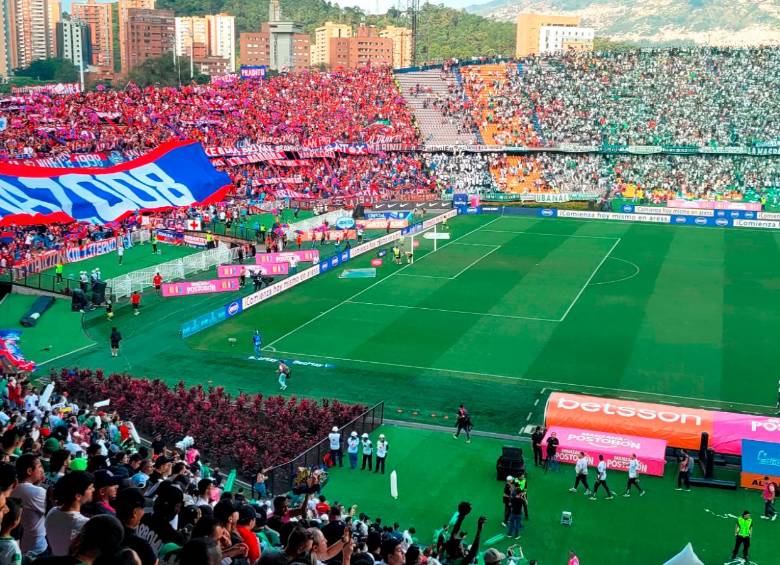 Se vivió un marco maravilloso en el clásico entre Nacional y DIM de la fecha 18. FOTO @NacionalsPasion