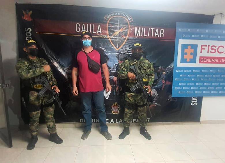 Por la libertad del comerciante los delincuentes exigían $9 millones. FOTO: CORTESÍA GAULA MILITAR