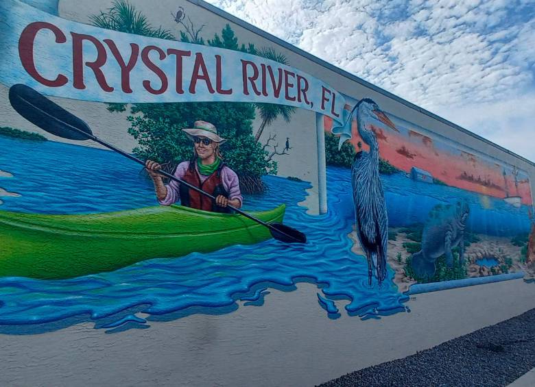 Grafitti callejero en Crystal River. Foto: Nelson Matta.