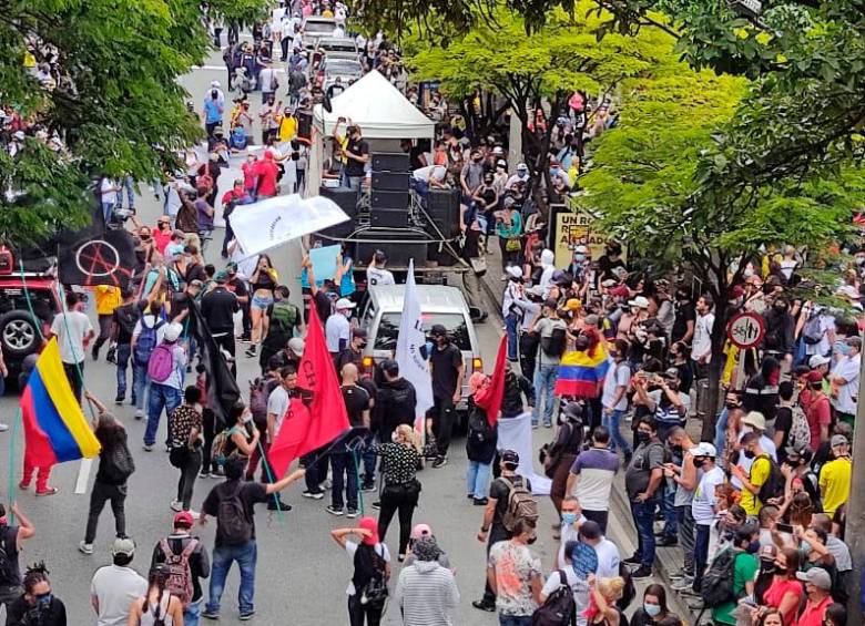 Desde el inicio del paro se contabilizan 9.414 actividades de manifestación en el país. FOTO: ARCHIVO.