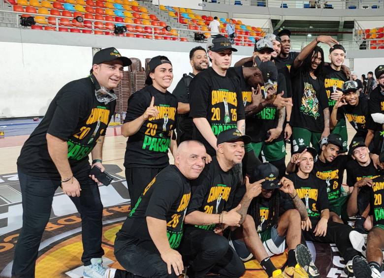 Equipo antioqueño se coronó campeón de la Liga Profesional de Baloncesto