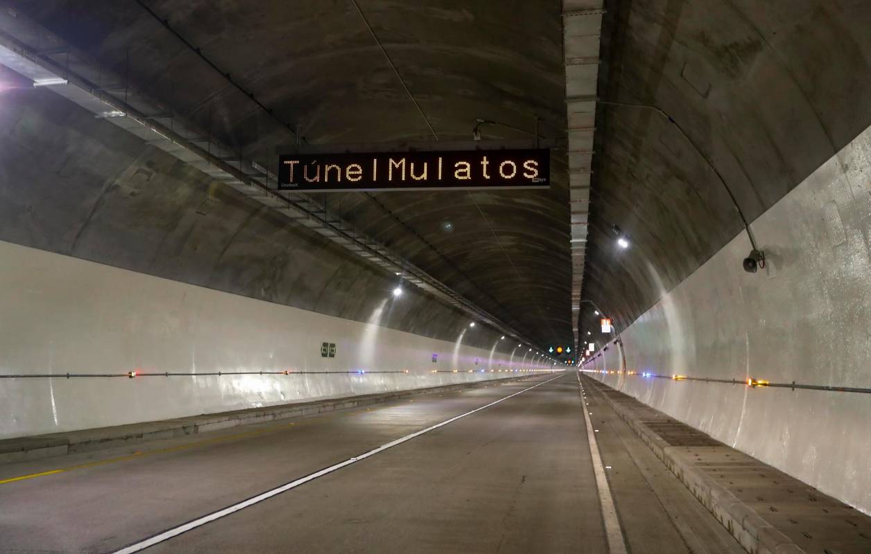 El túnel Mulatos también entró en operación. Foto: Manuel Saldarriaga Quintero.