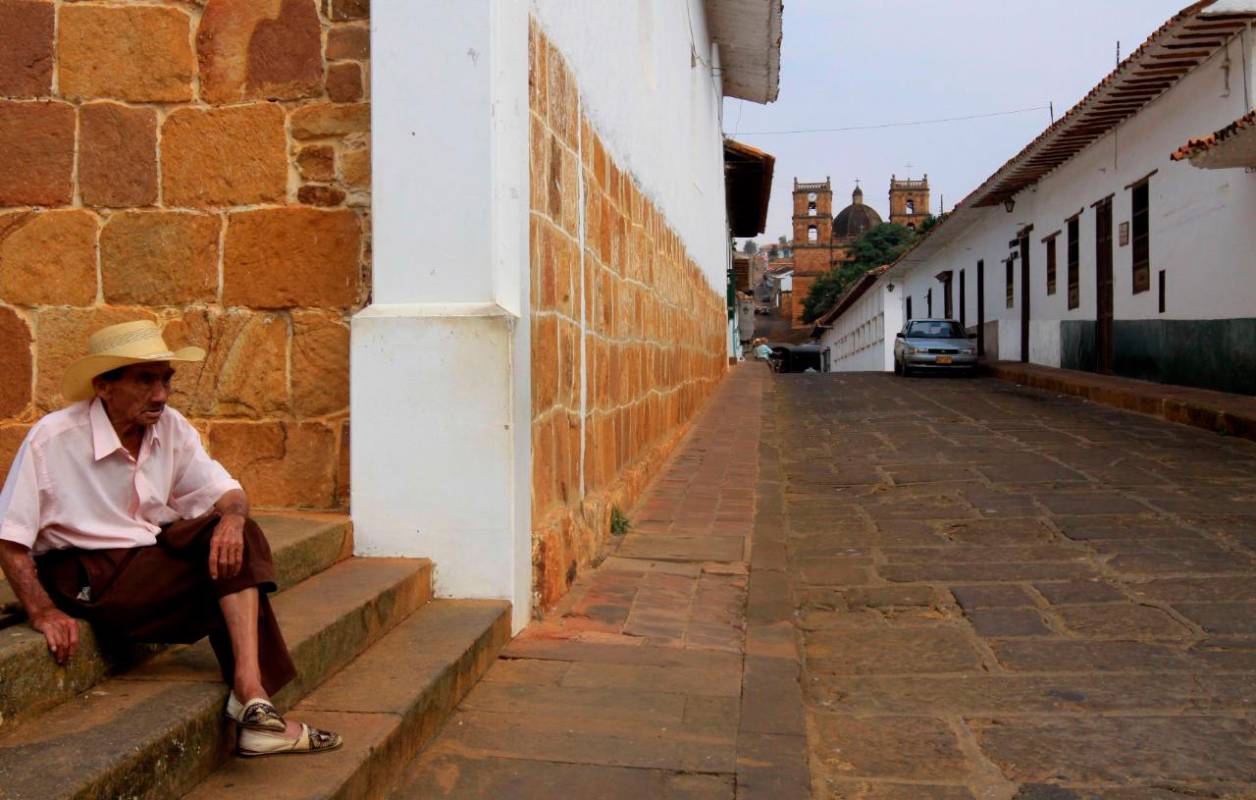 Barichara es una ciudad del norte de Colombia conocida por sus calles con adoquines y su arquitectura colonial. Foto : Donaldo Zuluaga
