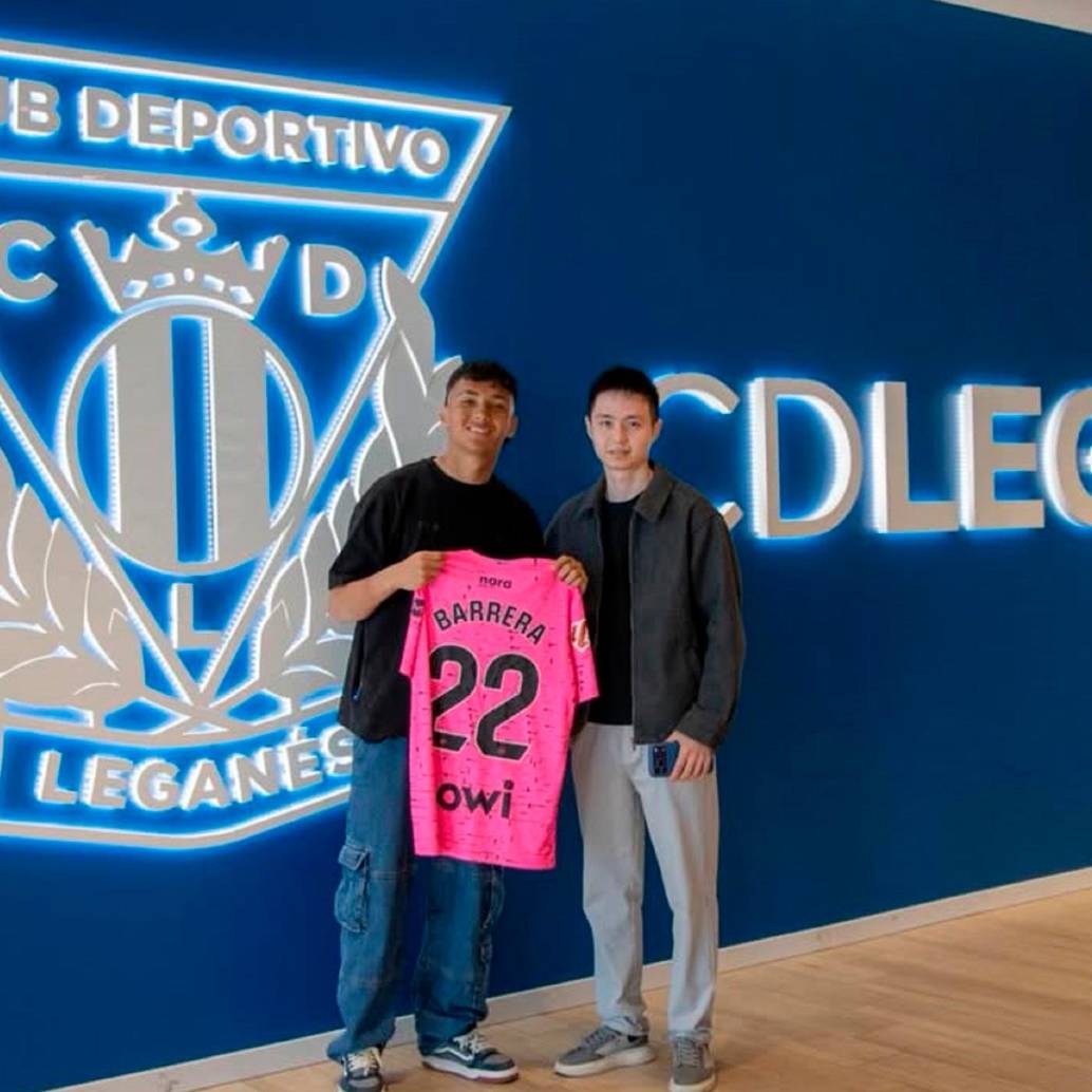 Matías, el día de su presentación con el Leganés, equipo al que llegó a comienzos de marzo. FOTO INSTAGRAM MATÍAS