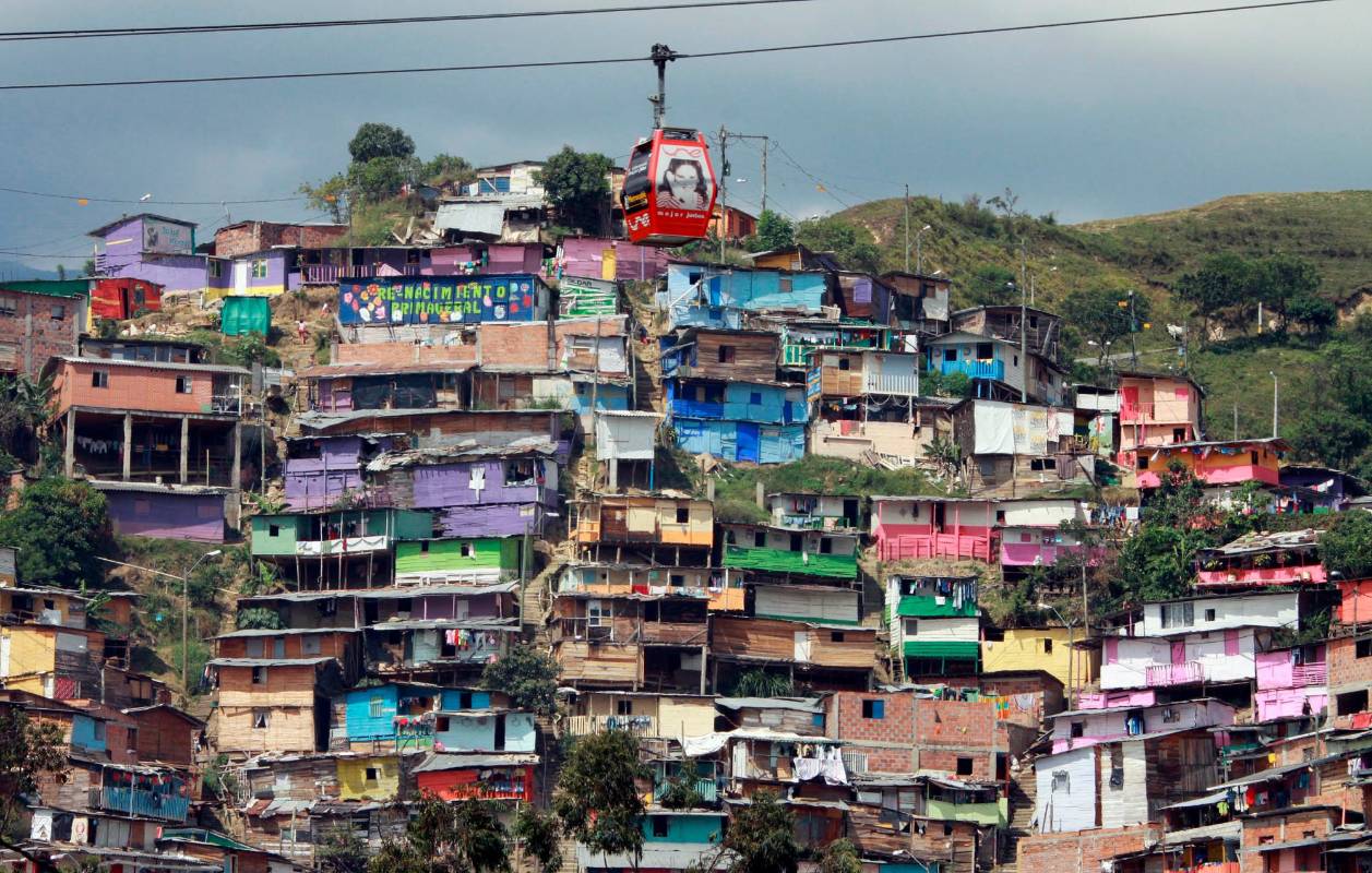 El metrocable transformó el modo de transporte de los habitantes . Foto: Robinson Saenz