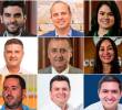 De arriba a abajo (izq. a der.) están: Hernán Cadavid, Juan Espinal, Yulieth Sánchez, John Jairo Berrío, Óscar Darío Pérez, Ana Ligia Mora, Juan Sebastián Abad, Gregorio Orjuela y Juan David Zuluaga. FOTOS Tomadas de redes, cortesía y archivo