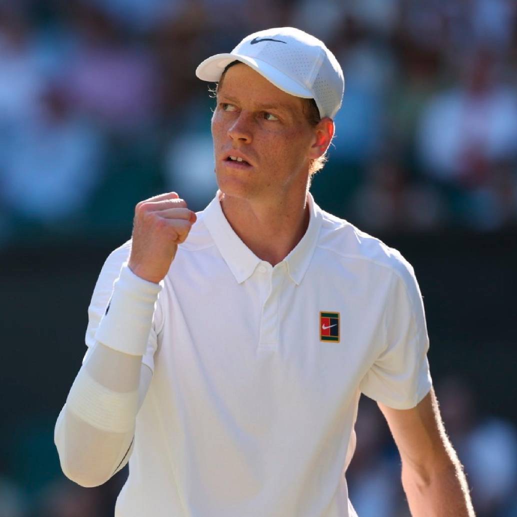 Jannik Sinner, de 23 años de edad, va por su primer título de Wimbledon. FOTO WIMBLEDON