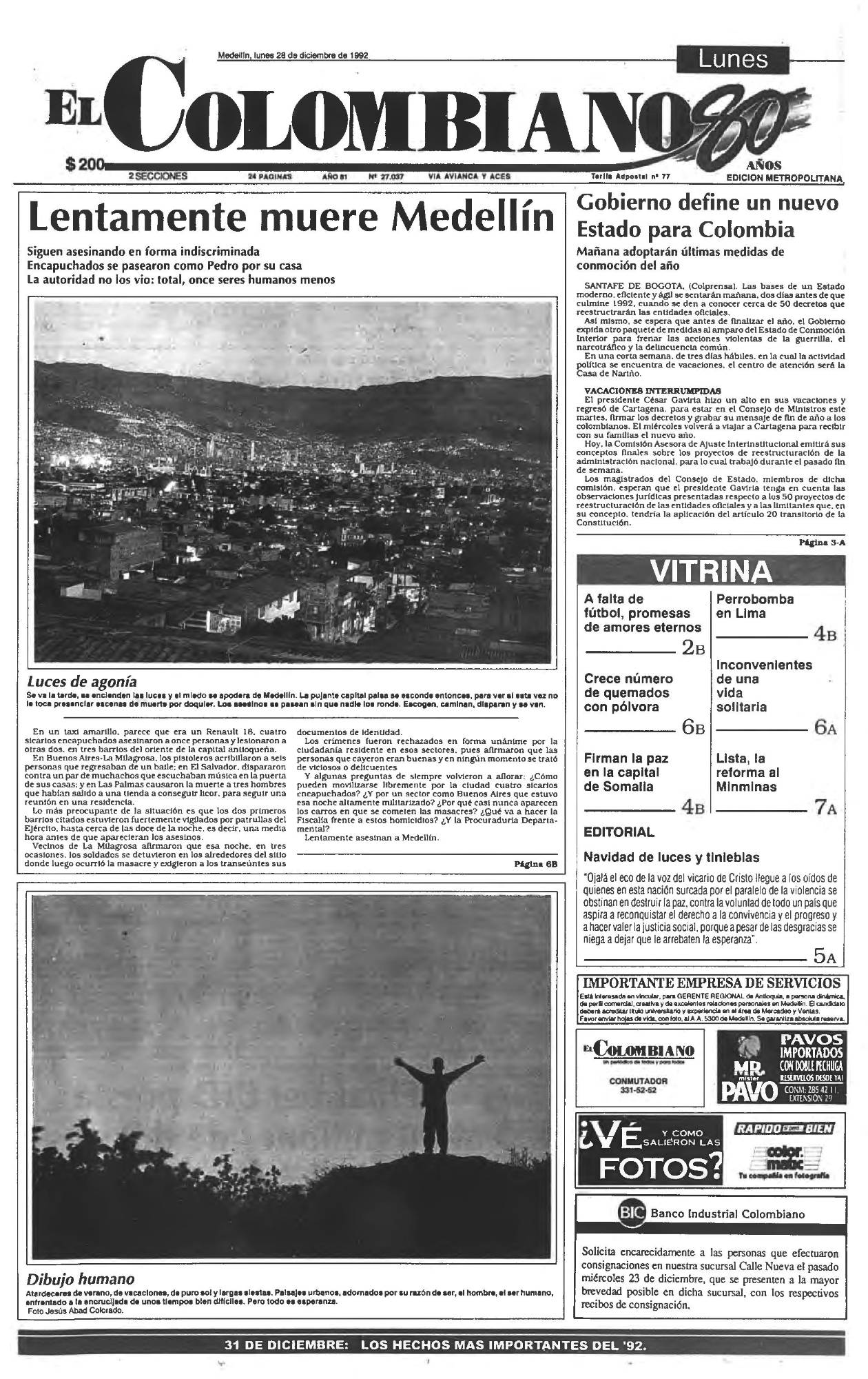 Especial Medellín 350 años | Los que resistieron y no dejaron que la ciudad cayera