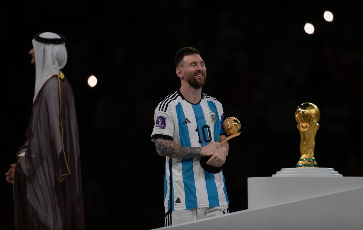 El argentino también fue reconocido como el mejor jugador del Mundial. Foto: JUAN ANTONIO SÁNCHEZ.