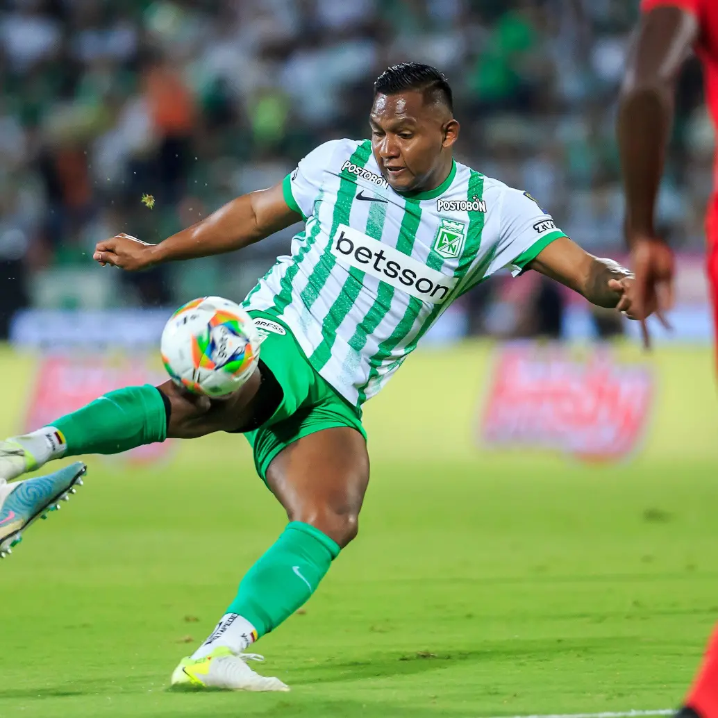 Alfredo Morelos, delantero de Atlético Nacional con buen presente. Carta de Diego Arias para atacar a los caleños. FOTO Camilo Suárez