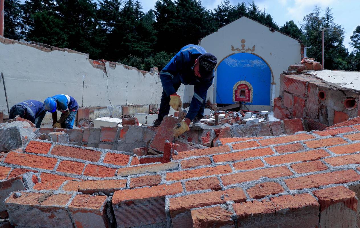  El templo se demolió porque no había posibilidad de repotenciarlo. FOTO JUAN ANTONIO SÁNCHEZ OCAMPO