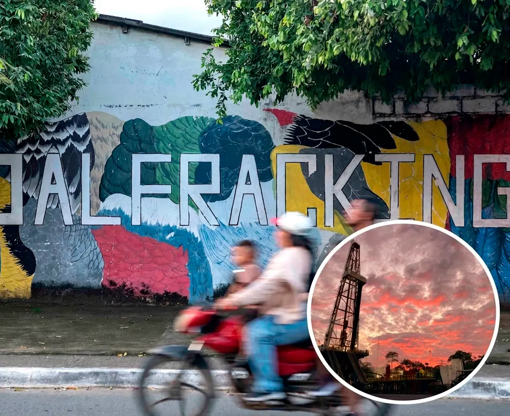Operación petrolera en Sucumbíos donde Ecuador logró extraer crudo mediante fracking por primera vez en su historia. FOTO COLPRENSA Y GOBIERNO DE ECUADOR. 