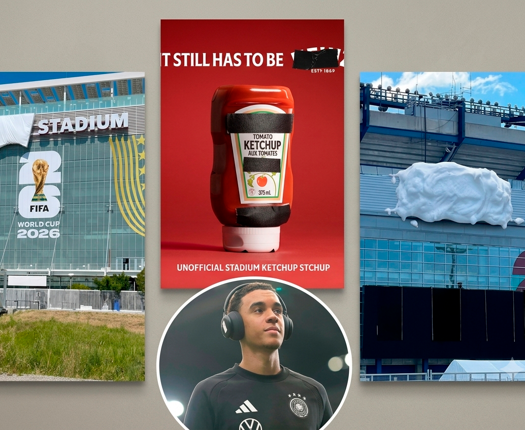 Levi’s, Heinz y Gillette aprovecharon las restricciones comerciales del Mundial para lanzar campañas que se viralizaron en redes sociales. FOTOS: CORTESÍA