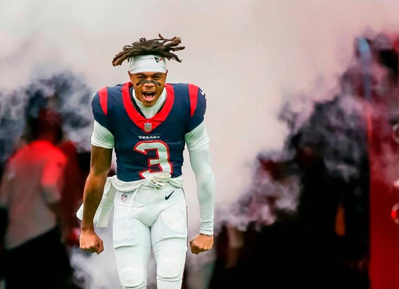 Tank Dell, de 24 años, debutó la pasada temporada en la NFL jugando 11 partidos con los Texans,FOTO GETTY