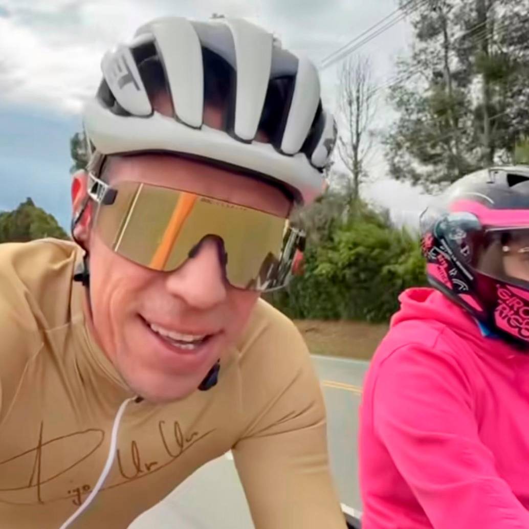 Rigoberto Urán sigue rompiendo redes con su humor particular. Foto: Captura de vídeo @rigobertouran