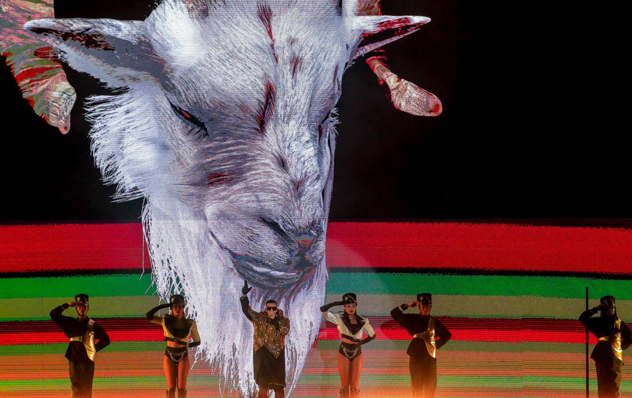 Una de las cosas que más llamó la atención del público asistente fueron las imágenes de animales que se proyectaron sobre las pantallas. FOTO Jaime Pérez