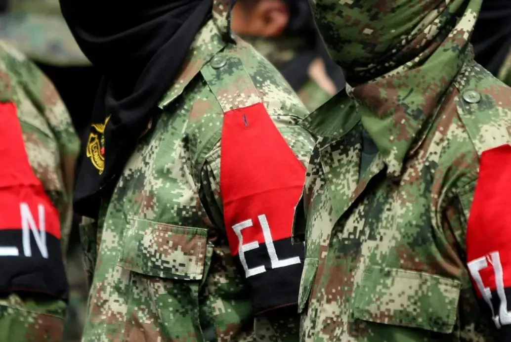 Guerrilleros del ELN. Foto: AFP