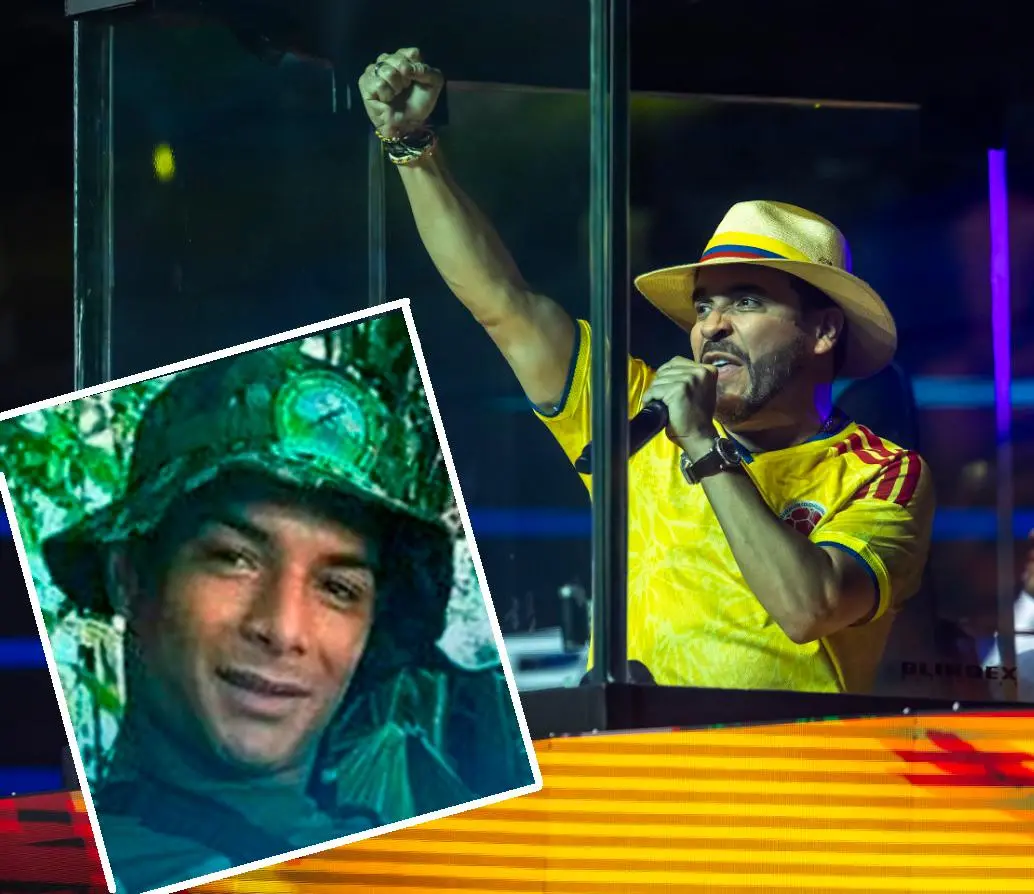 Abelardo de la Espriella, presidente electo de Colombia, declaró objetivo militar a “Bendito Menor”. FOTOS: ANDRÉS CAMILO SUÁREZ ECHEVERRY Y CORTESÍA.