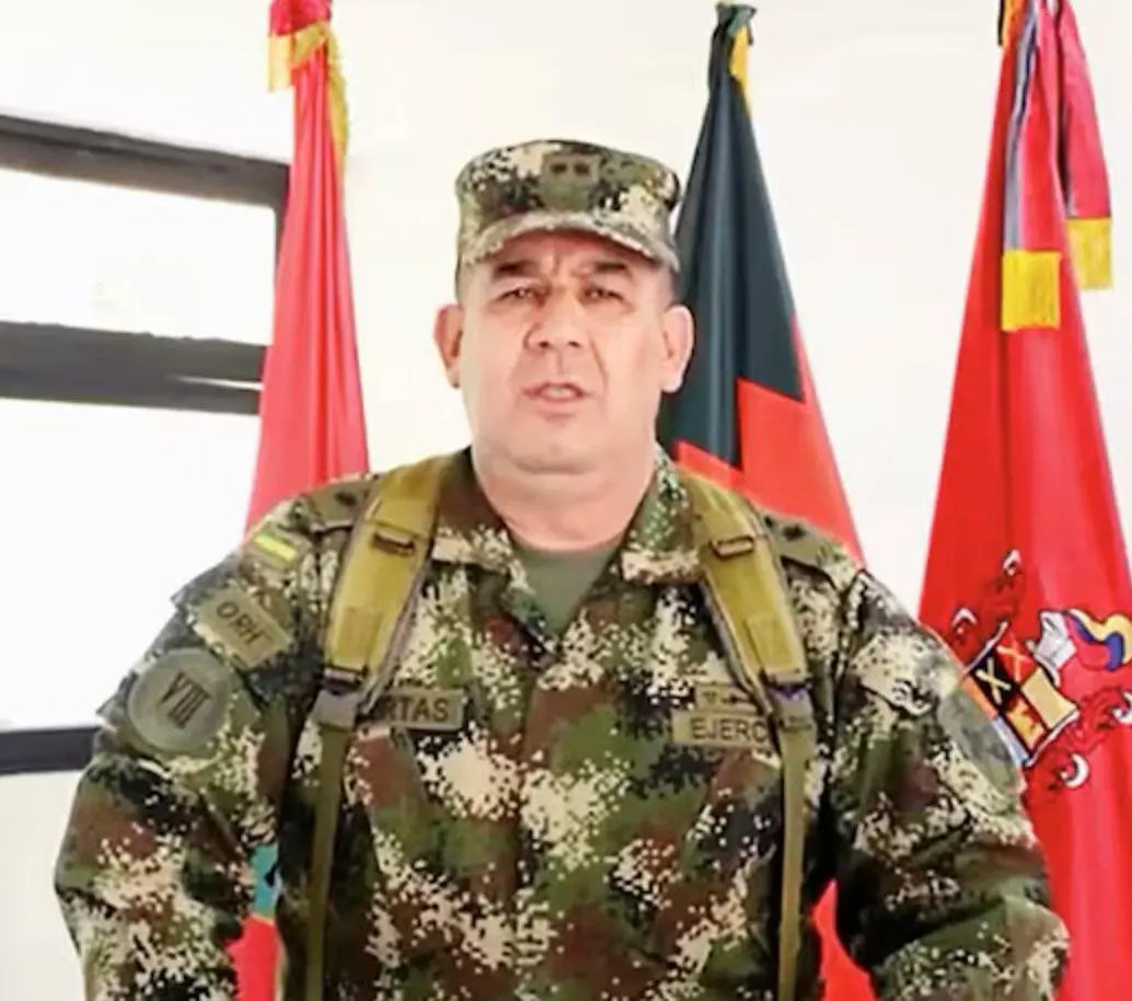 El general Miguel Huertas, jefe del Comando de Personal del Ejército, suspendido por la Procuraduría. FOTO: CORTESÍA.