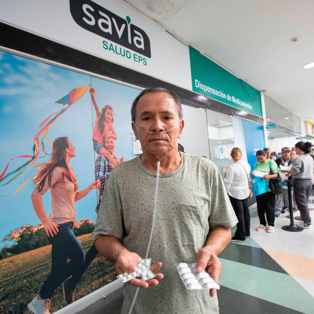 Según una encuesta de la Defensoría del Pueblo, el 90% de los consultados afirmó no recibir o recibir parcialmente sus medicamentos. FOTO Esneyder Gutiérrez