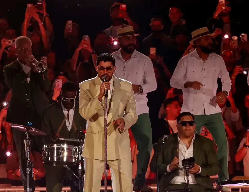 Bad Bunny se presentó 23, 24 y 25 de enero en el Estadio Atanasio Girardot. FOTO: Manuel Saldarriaga