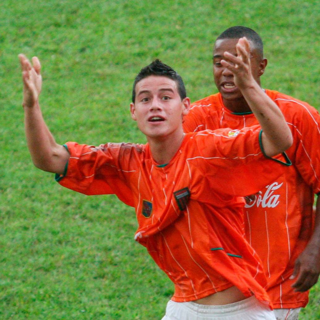 El volante James Rodríguez debutó como profesional en 2006 con el Envigado. Se prepara para disputar el Mundial Norteamérica 2026. Foto: El Colombiano
