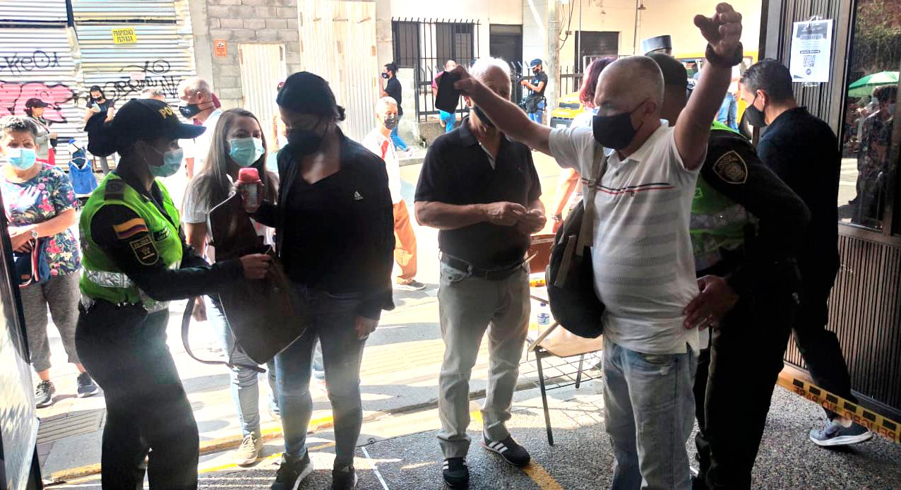 No se han reportado alteraciones del orden público en Antioquia. Foto: Julio Herrera