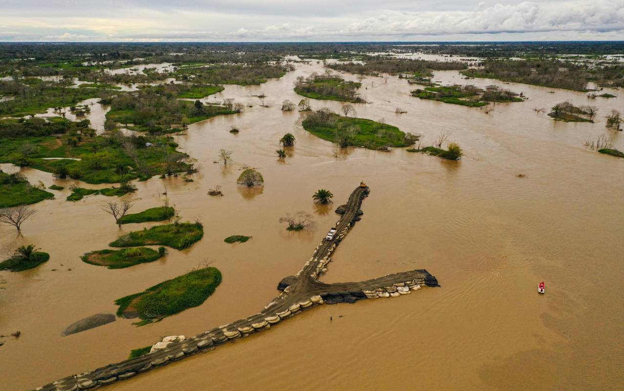 Las obras para cerrar el boquete fueron suspendidas por el nuevo Gobierno. Argumentan que invertir recursos allí es perder la plata porque el río Cauca podría volver a llevarse los avances. Foto: MANUEL SALDARRIAGA QUINTERO.