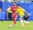El mediocampista colombiano Gustavo Puerta en el Mundial 2026. FOTO: Juan Antonio Sánchez.