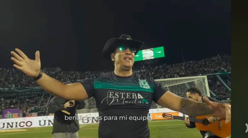 Esta es una imagen del video lanzado este 12 de marzo, en el que se muestra al cantante Esteban Montana interpretando “El 12”. FOTO PANTALLAZO TOMADO DEL VIDEO OFICIAL